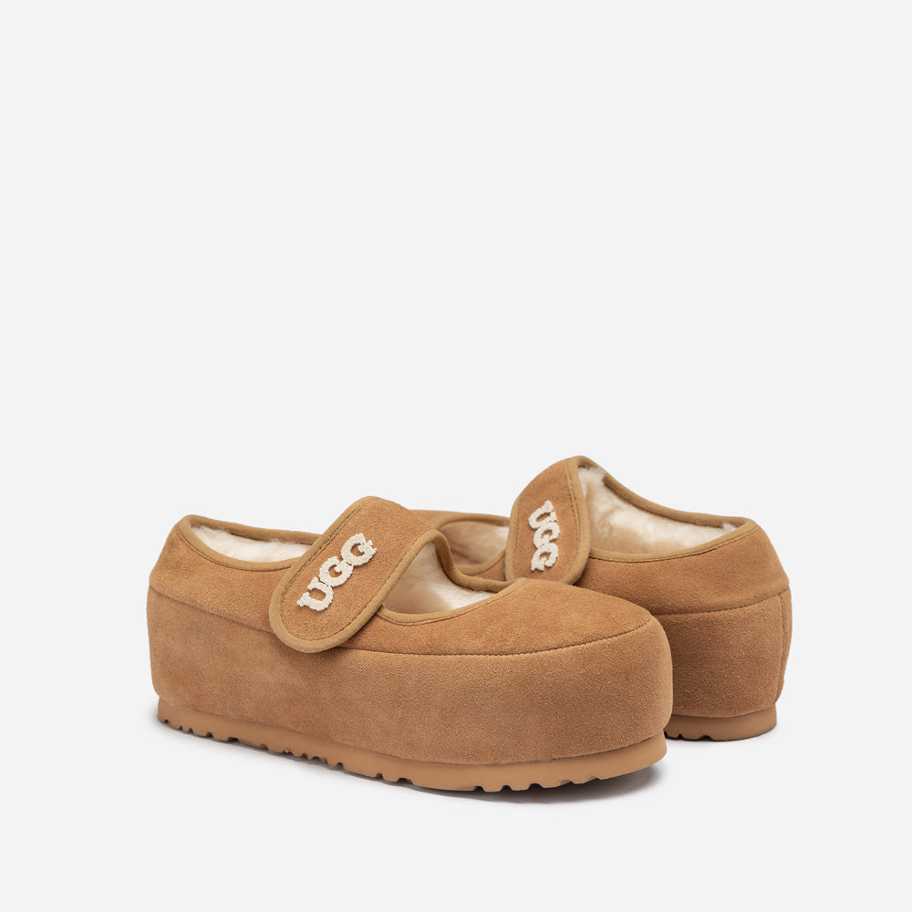 OZWEAR UGG Elevator Maryjane Emb Logo
