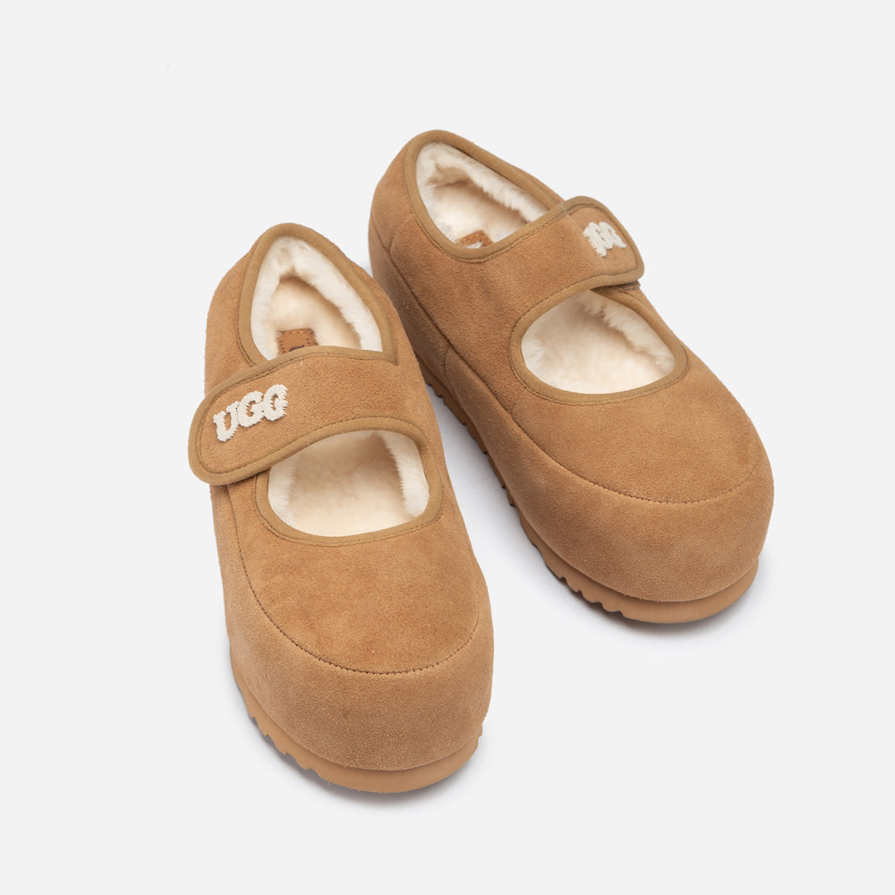 OZWEAR UGG Elevator Maryjane Emb Logo
