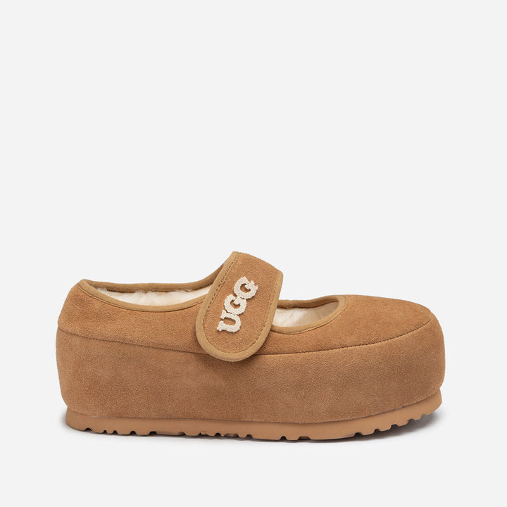 OZWEAR UGG Elevator Maryjane Emb Logo