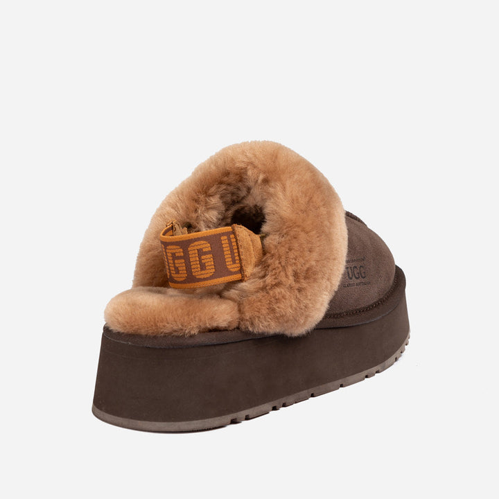 OZWEAR UGG  High Platform Slipper (Elastic Backstrap) (5cm)