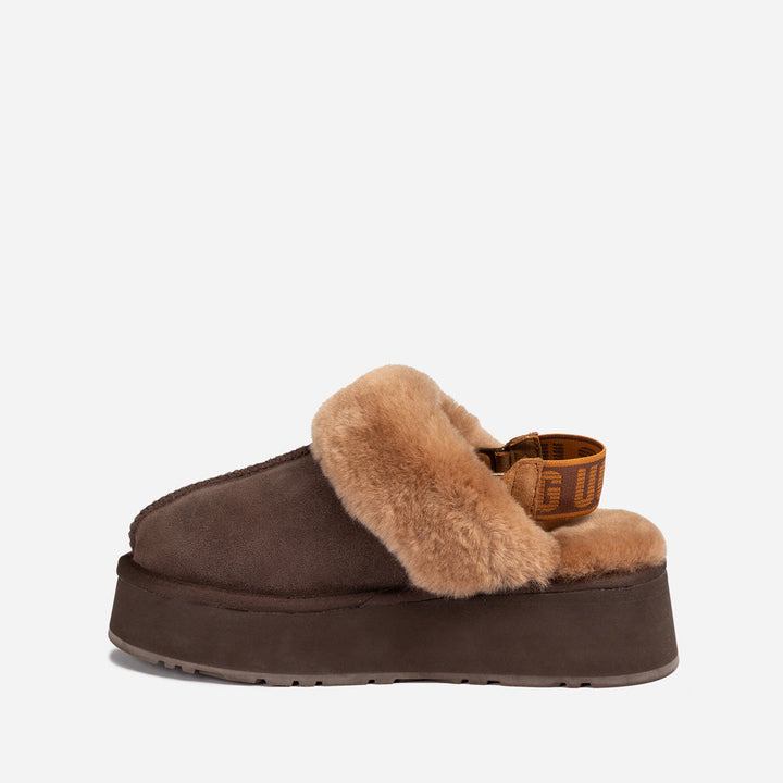 OZWEAR UGG  High Platform Slipper (Elastic Backstrap) (5cm)
