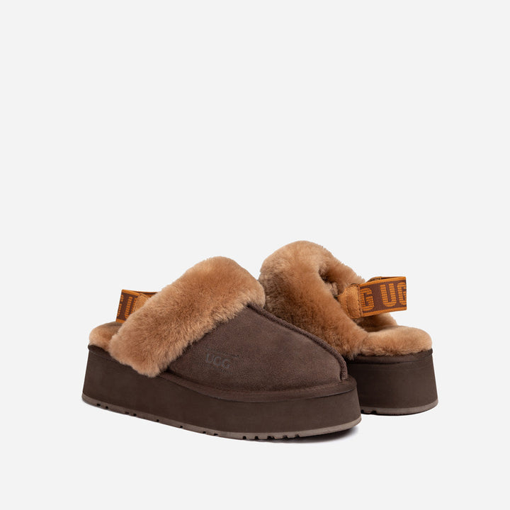 OZWEAR UGG  High Platform Slipper (Elastic Backstrap) (5cm)