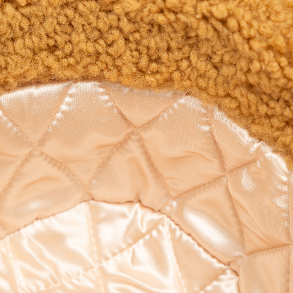 OZWEAR UGG Curly Sheepskin Bucket Hat