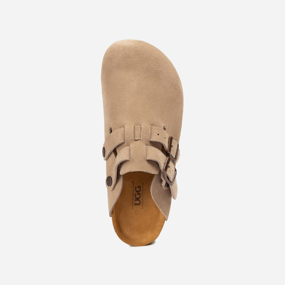 OZWEAR UGG Aussie Soft Footbed Unisex Slipper (Buckle Straps)