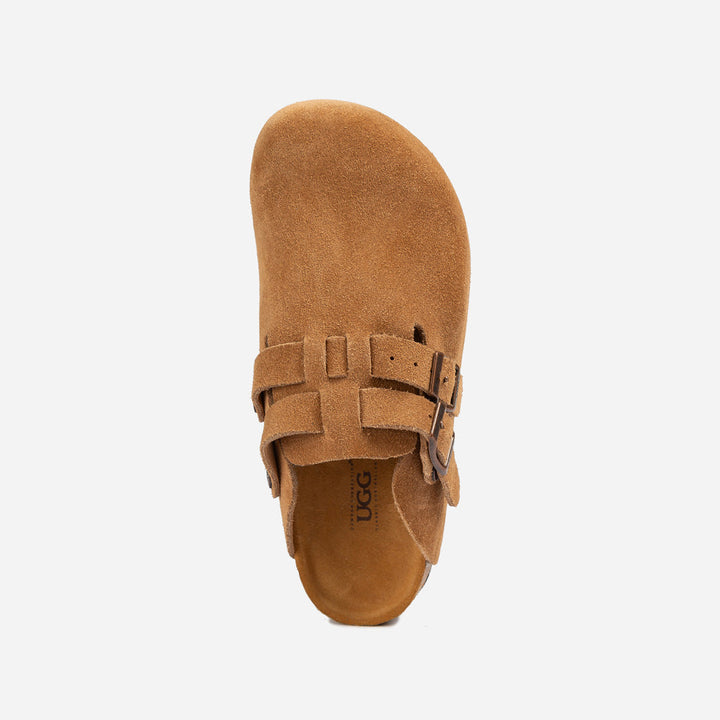 OZWEAR UGG Aussie Soft Footbed Unisex Slipper (Buckle Straps)