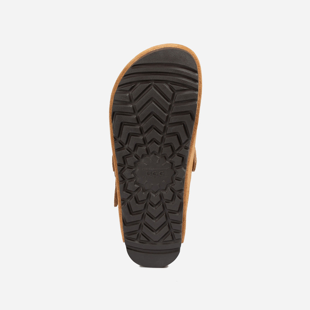 OZWEAR UGG Aussie Soft Footbed Unisex Slipper (Buckle Straps)