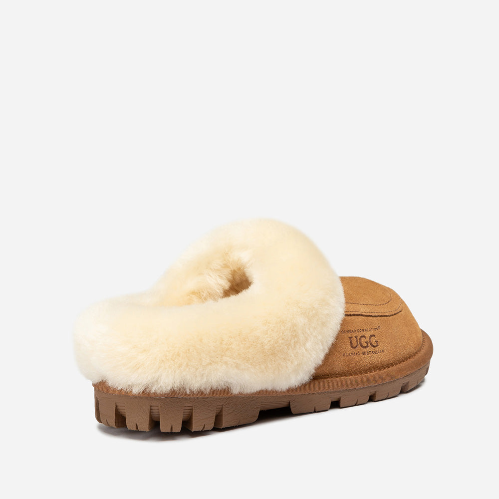 OZWEAR UGG Coquette Shearling Mule
