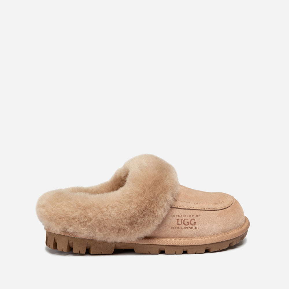 OZWEAR UGG Coquette Shearling Mule
