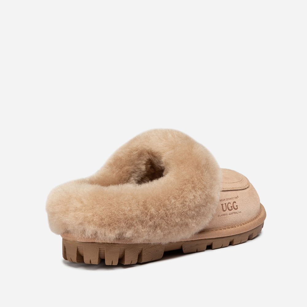 OZWEAR UGG Coquette Shearling Mule