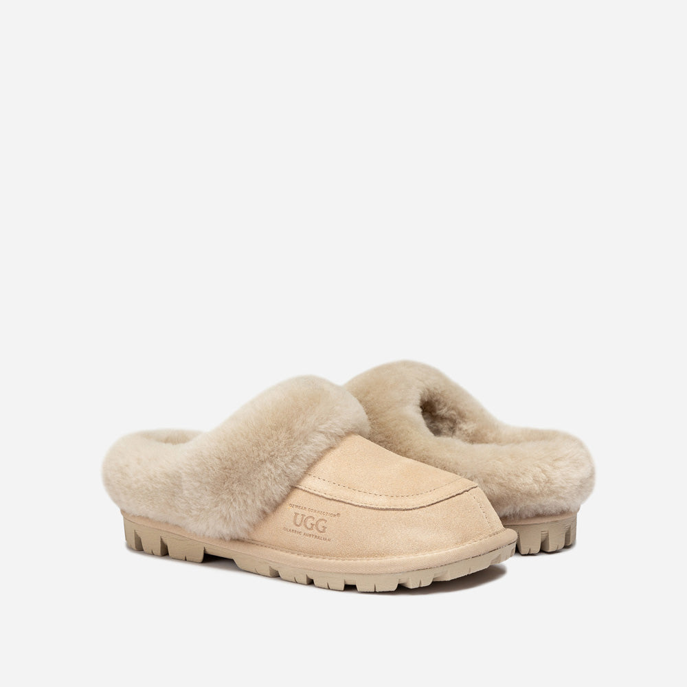 OZWEAR UGG Coquette Shearling Mule
