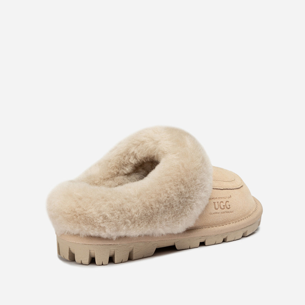 OZWEAR UGG Coquette Shearling Mule