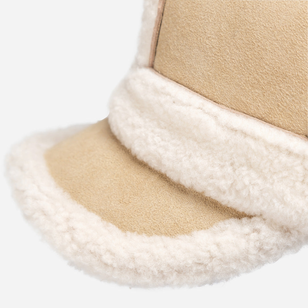 OZWEAR UGG Sheepskin Baseball Cap