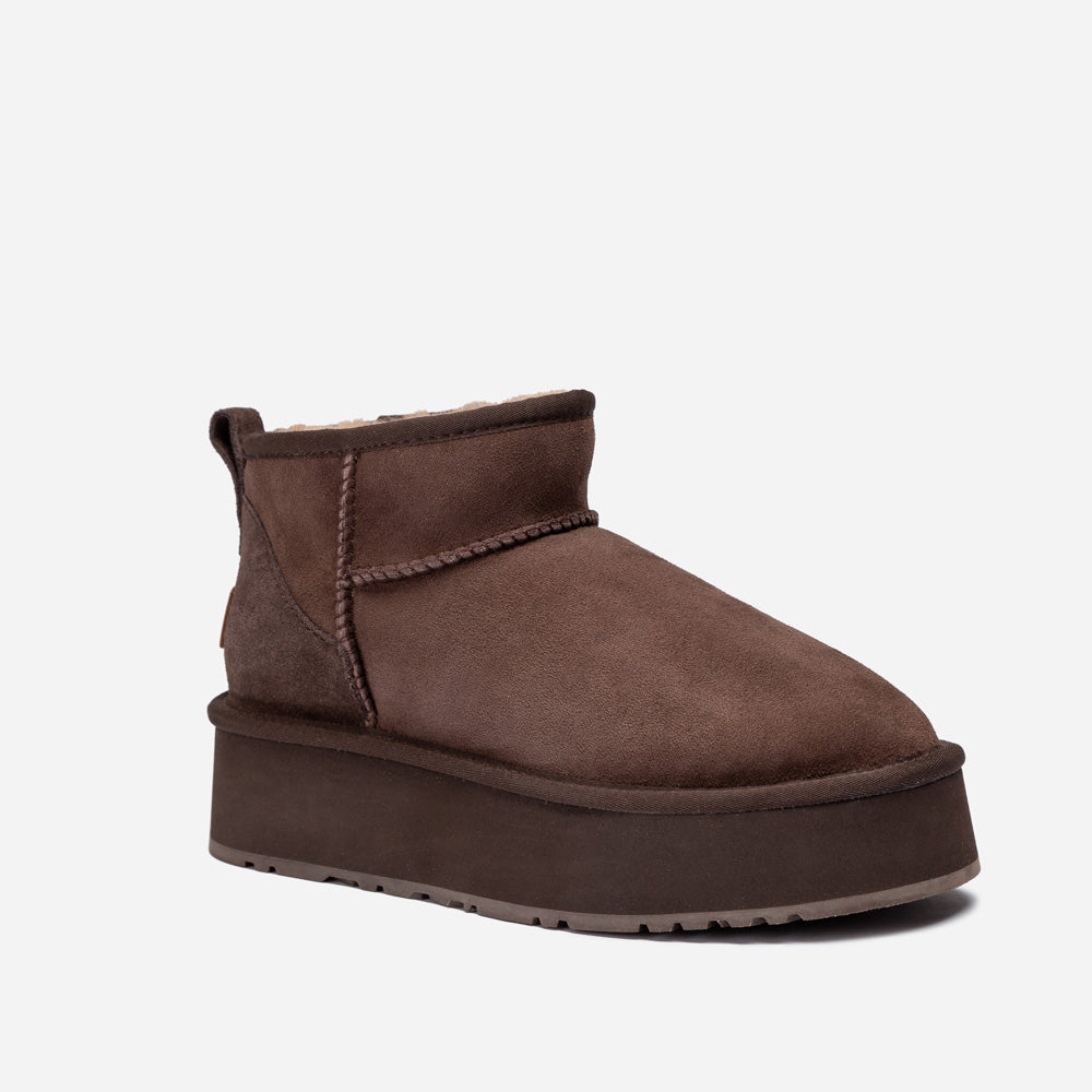 OZWEAR UGG Classic Platform Ultra Mini Boots (Water Resistant)