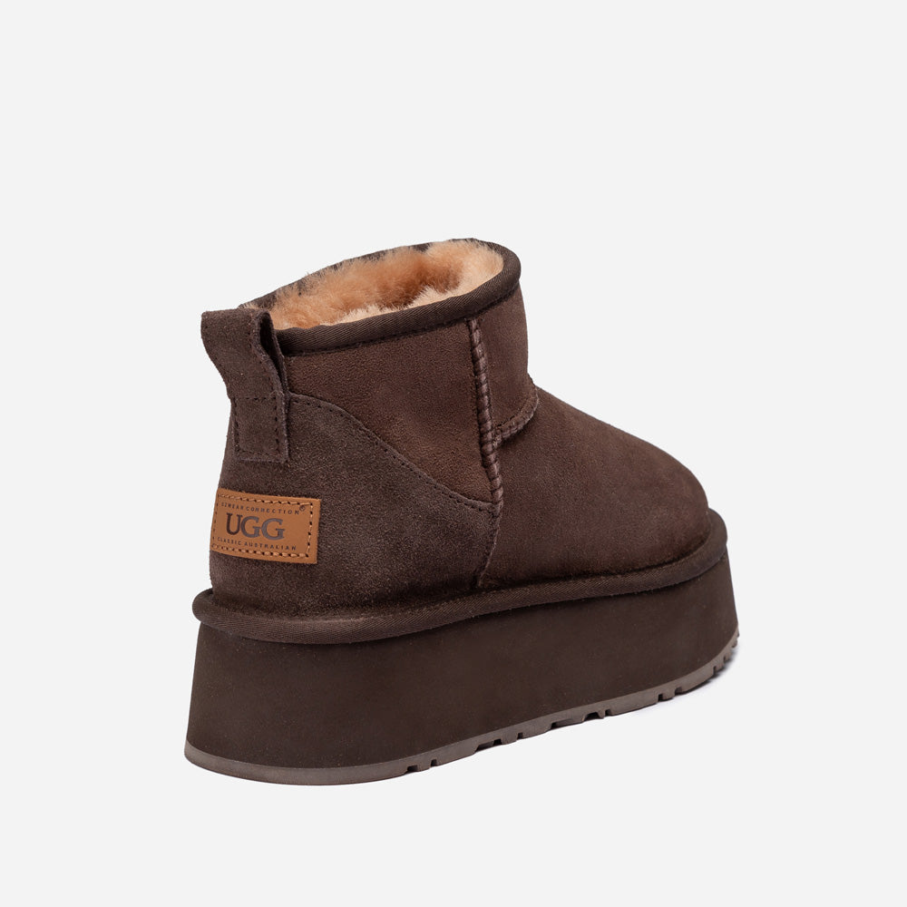 OZWEAR UGG Classic Platform Ultra Mini Boots (Water Resistant)
