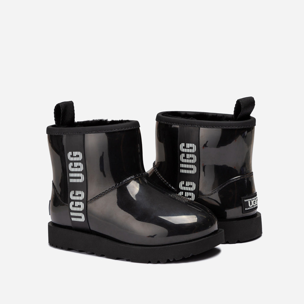 OZWEAR UGG Classic Kids Clear Boots (Waterproof) (Glow in The Dark)