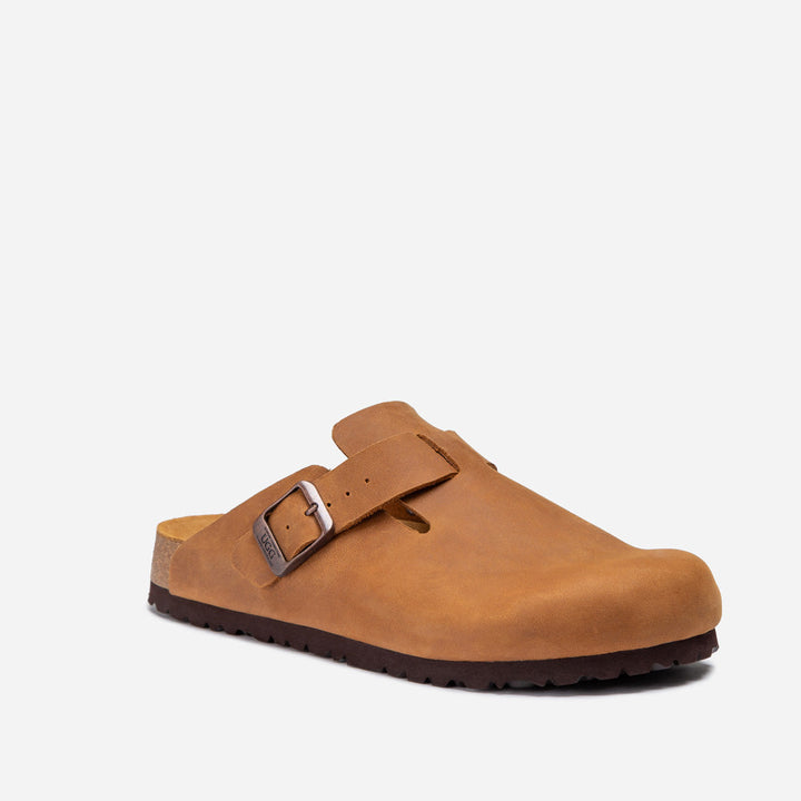 OZWEAR UGG Aussie Leather Footbed Mens Slipper