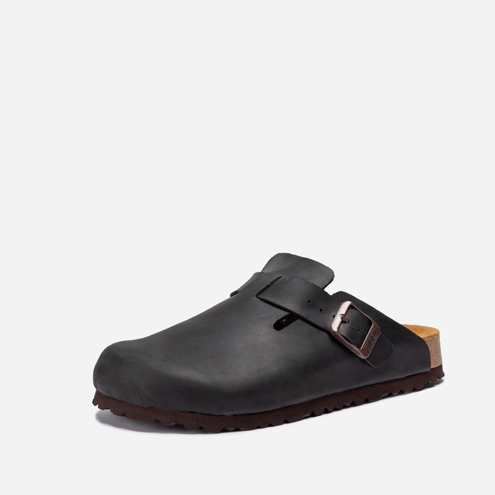 OZWEAR UGG Aussie Leather Footbed Mens Slipper
