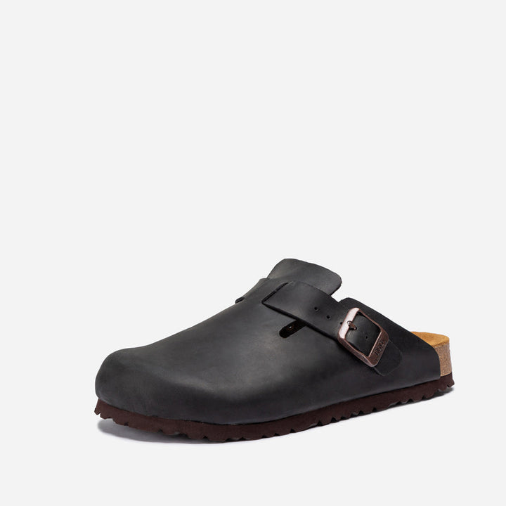 OZWEAR UGG Aussie Leather Footbed Mens Slipper