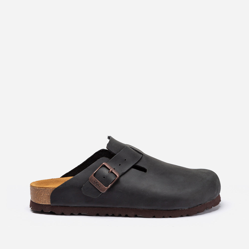 OZWEAR UGG Aussie Leather Footbed Mens Slipper