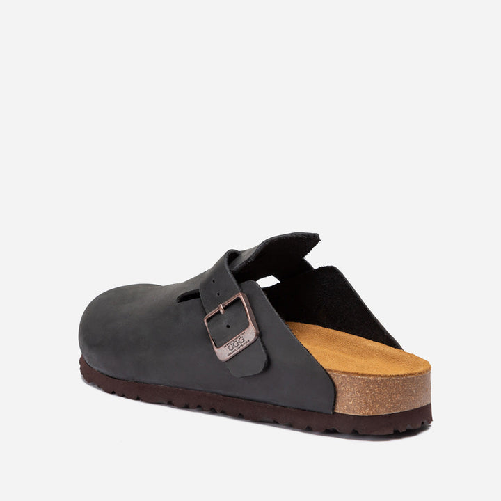 OZWEAR UGG Aussie Leather Footbed Mens Slipper