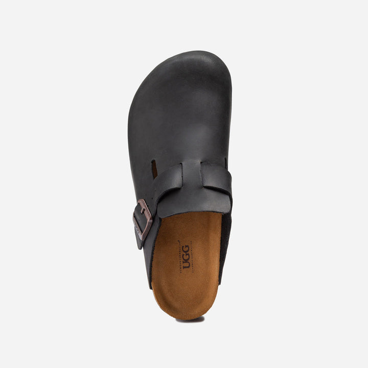 OZWEAR UGG Aussie Leather Footbed Mens Slipper