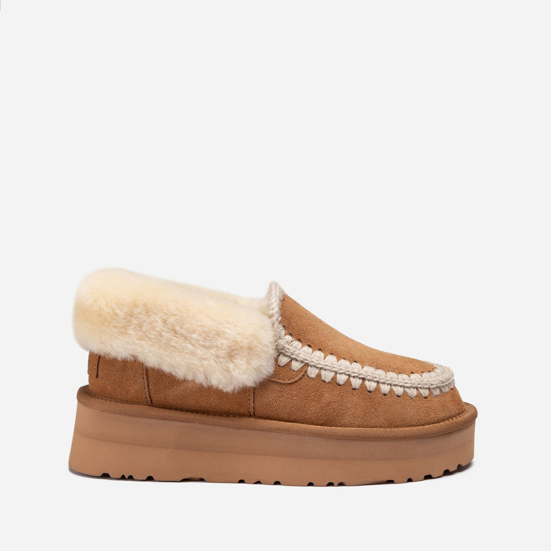 OZWEAR UGG Eskimo Platform Collar Moccasin