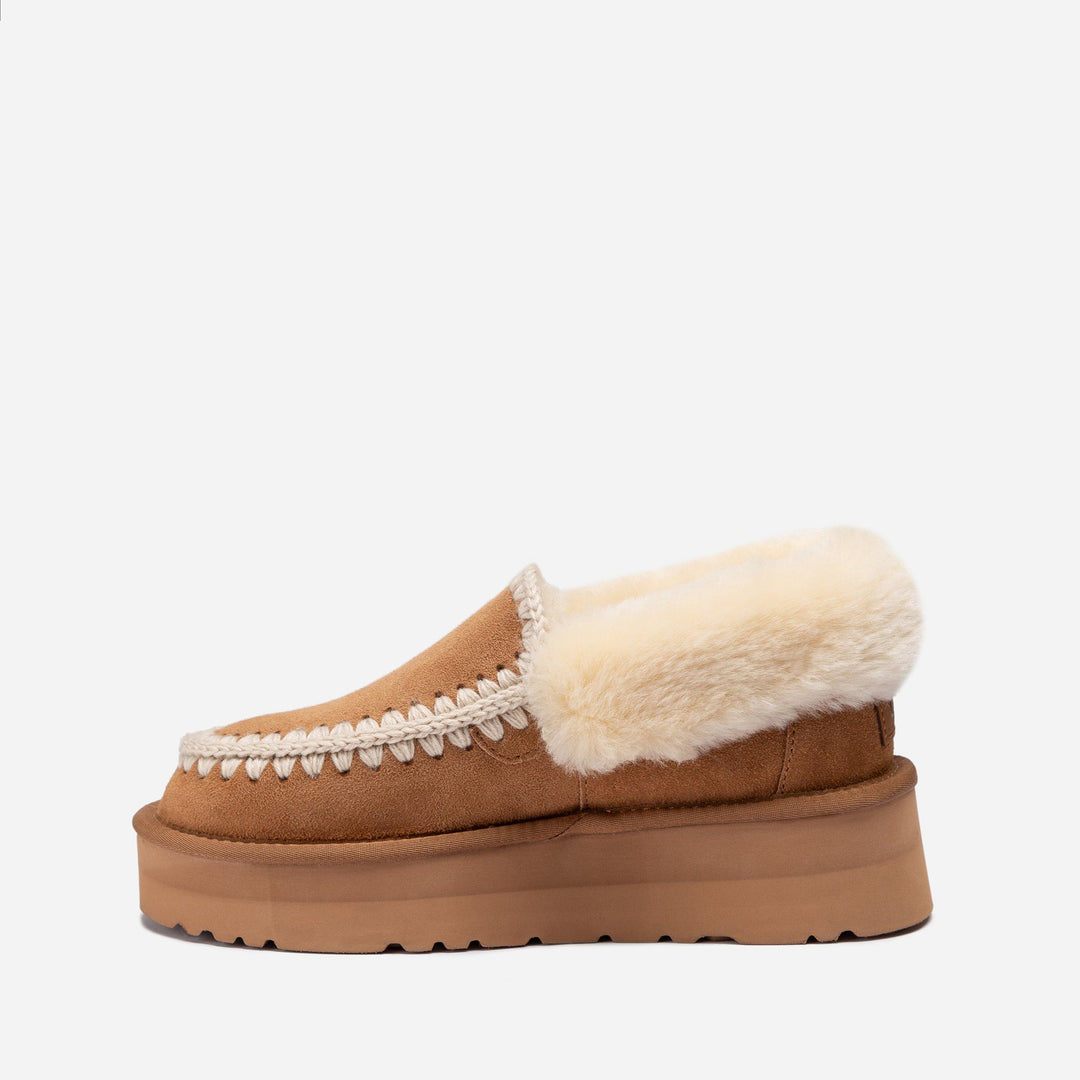 OZWEAR UGG Eskimo Platform Collar Moccasin
