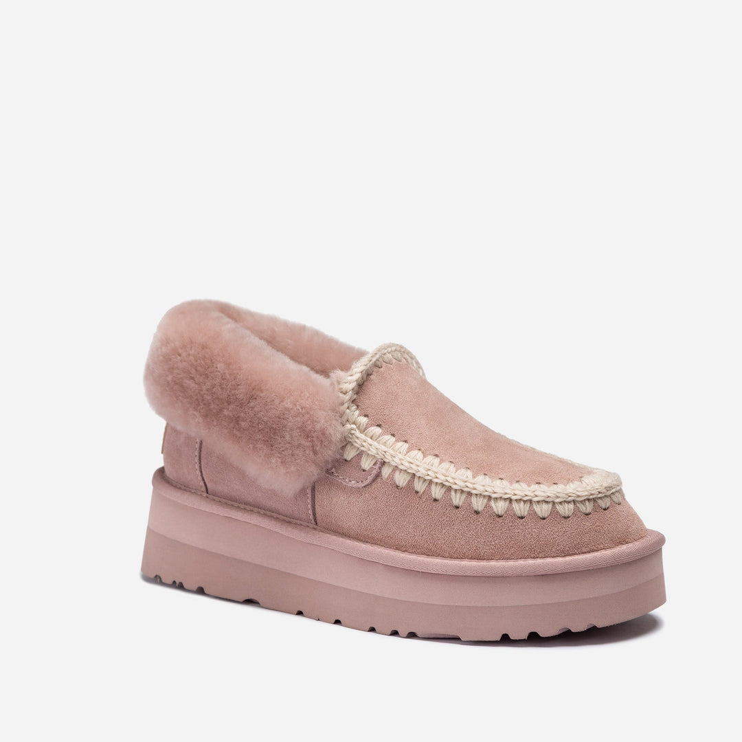 OZWEAR UGG Eskimo Platform Collar Moccasin