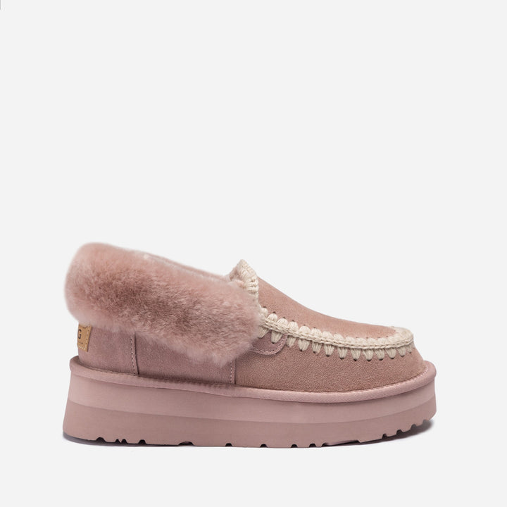 OZWEAR UGG Eskimo Platform Collar Moccasin