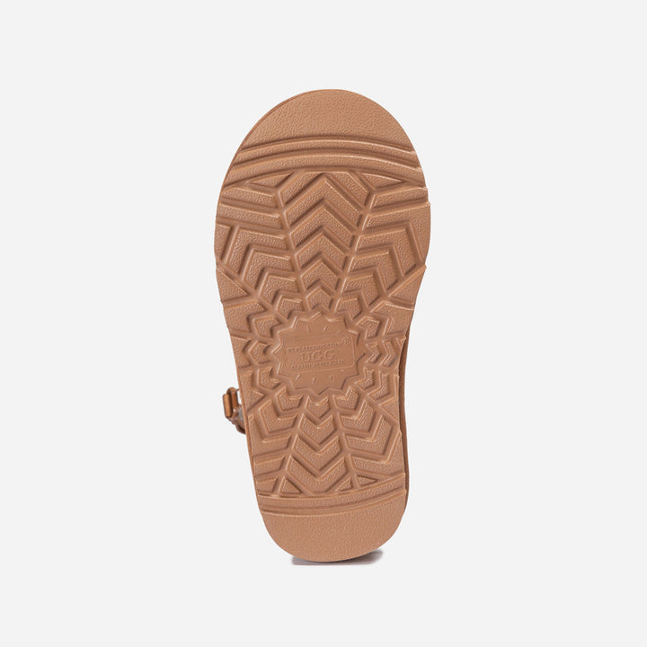 OZWEAR UGG Kids Mini Zipper Tape Logo Boots