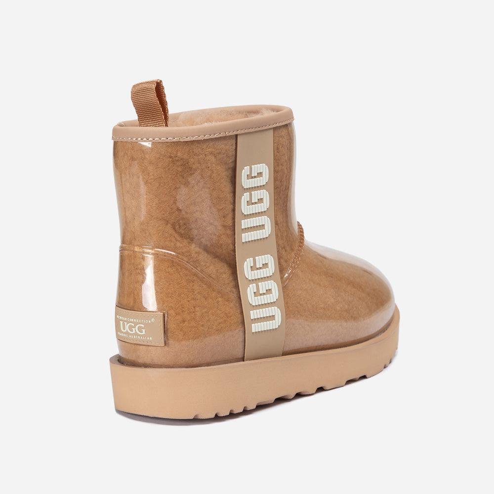 OZWEAR UGG Classic Kids Clear Boots (Waterproof) (Glow in The Dark)