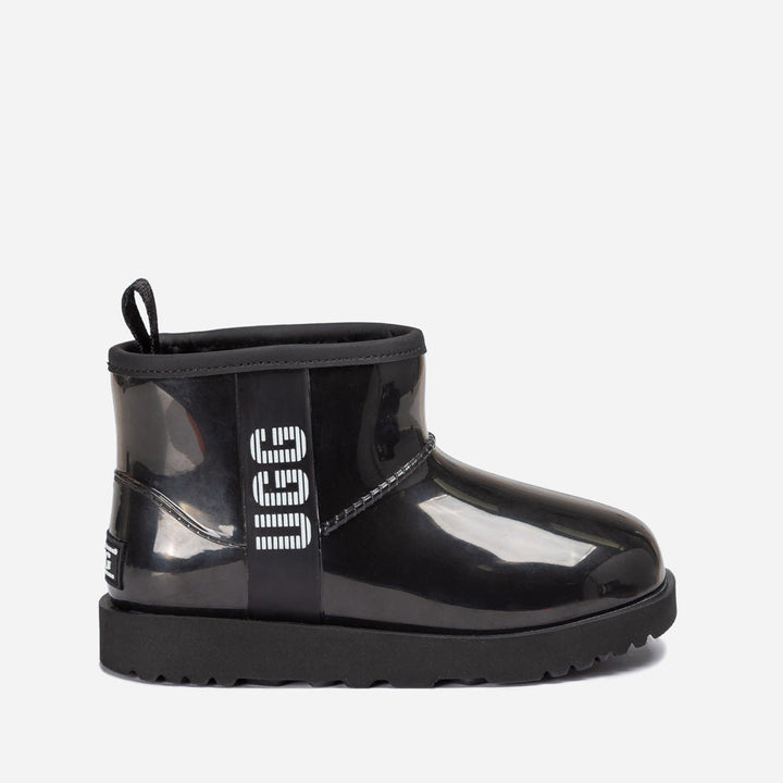 OZWEAR UGG Classic Kids Clear Mini Boots (Waterproof) (Glow In Dark Logo)