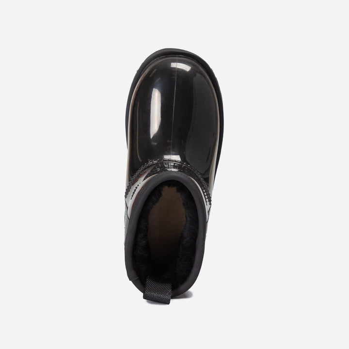 OZWEAR UGG Classic Kids Clear Mini Boots (Waterproof) (Glow In Dark Logo)