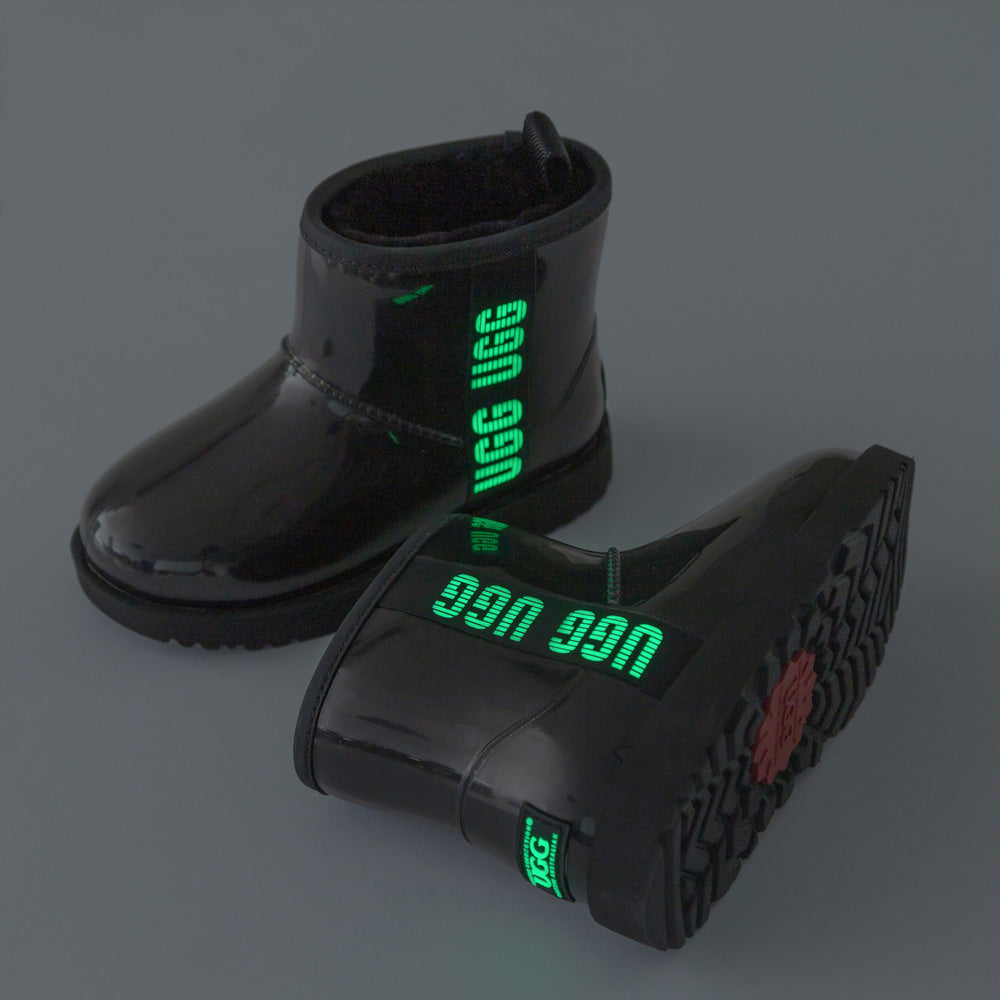 OZWEAR UGG Classic Kids Clear Boots (Waterproof) (Glow in The Dark)