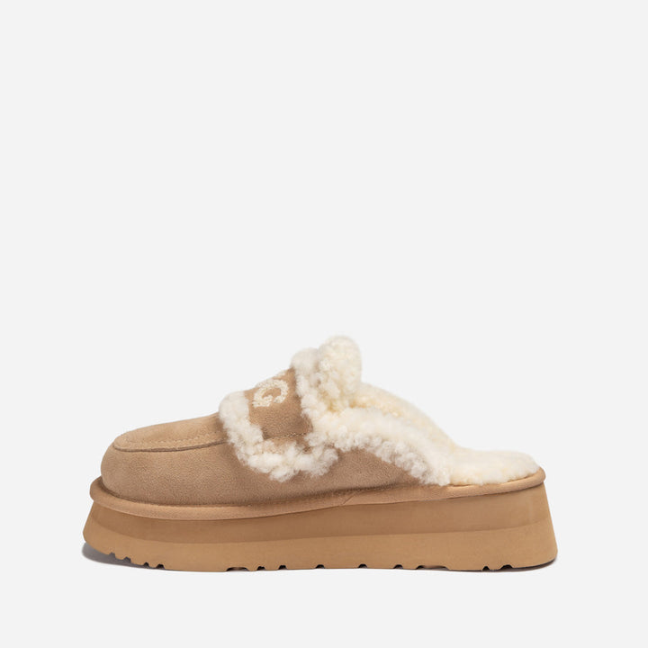 OZWEAR UGG Violet Shearling Platform Slipper
