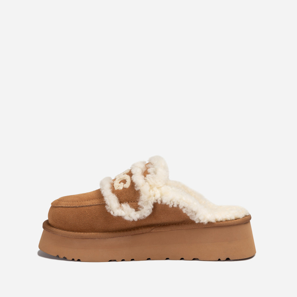 OZWEAR UGG Violet Shearling Platform Slipper