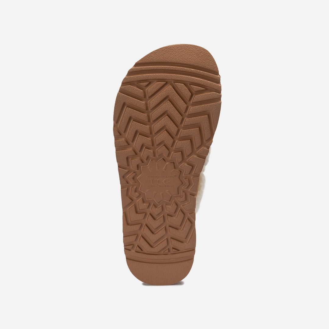UGG VIOLET SHEARLING PLATFORM SLIPPER