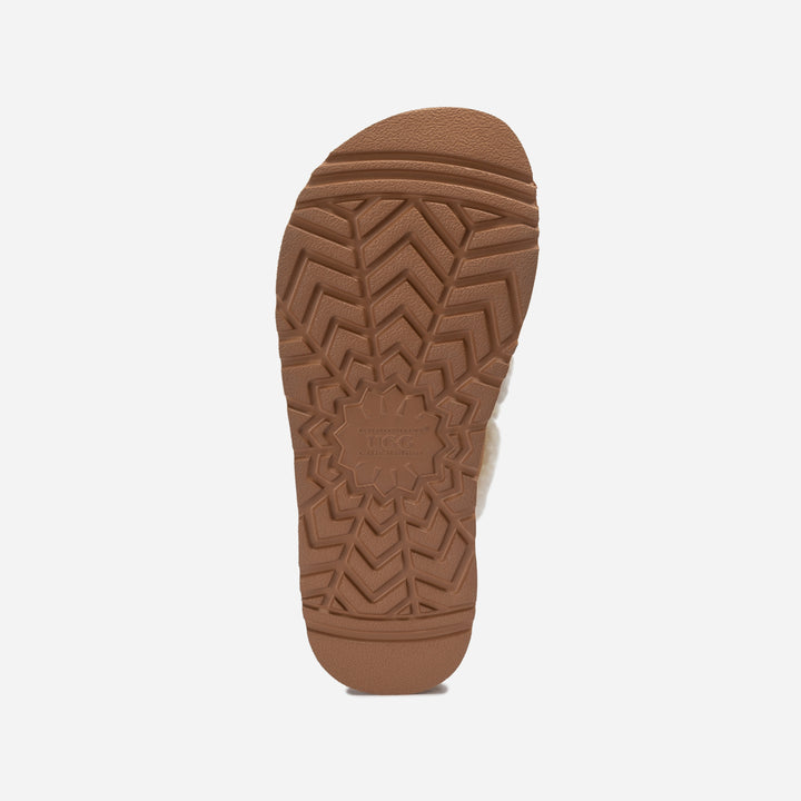 UGG VIOLET SHEARLING PLATFORM SLIPPER