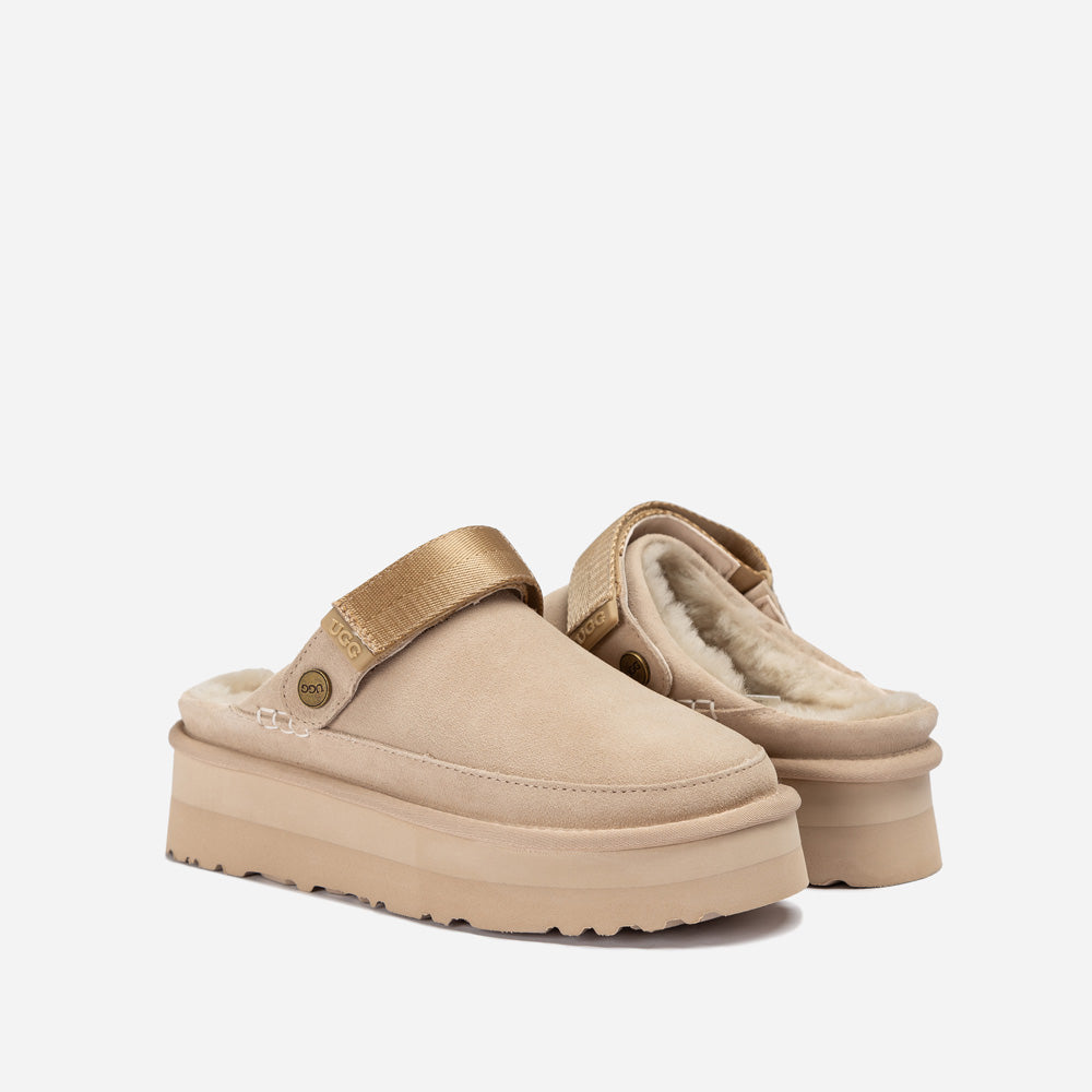 OZWEAR UGG Oz Platform Shearling Clog