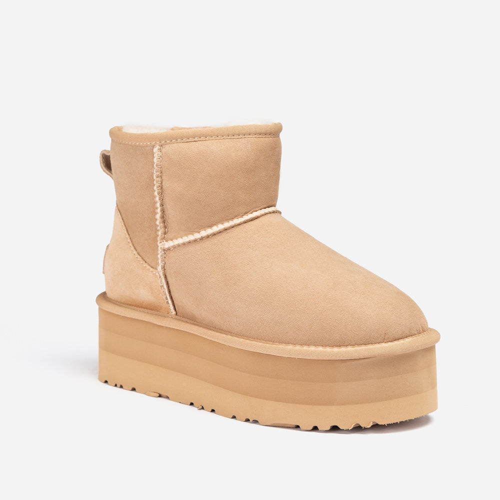 OZWEAR UGG Classic Platform Mini Boots (5cm)