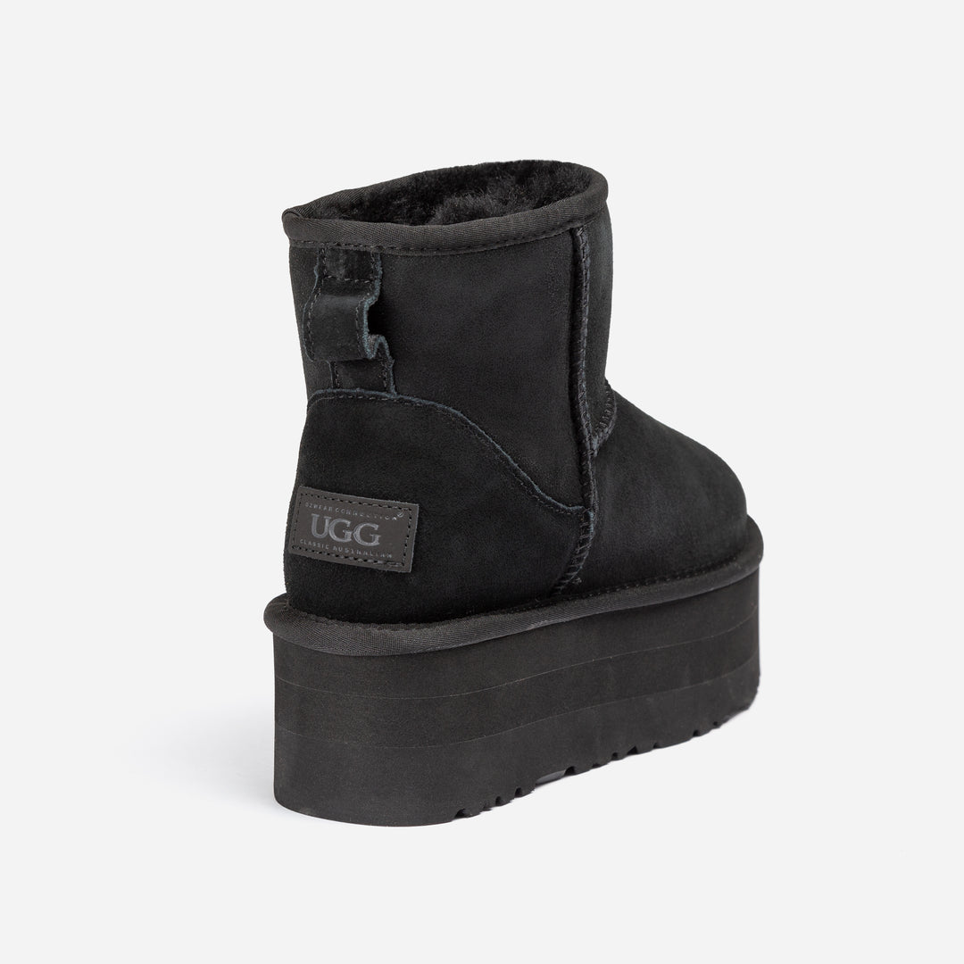 UGG CLASSIC PLATFORM MINI BOOTS (5cm)