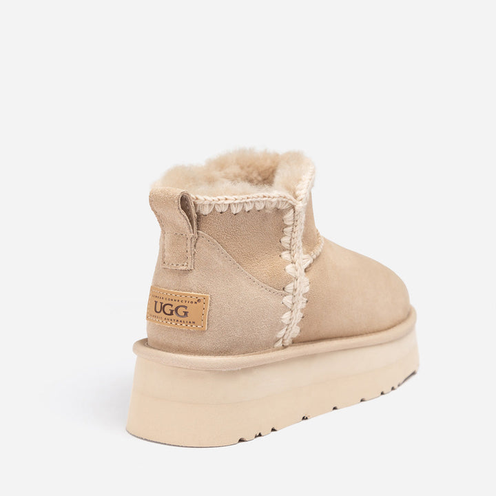 OZWEAR UGG Eskimo Platform Mini Boots