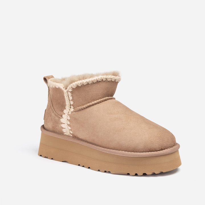 OZWEAR UGG Eskimo Platform Mini Boots