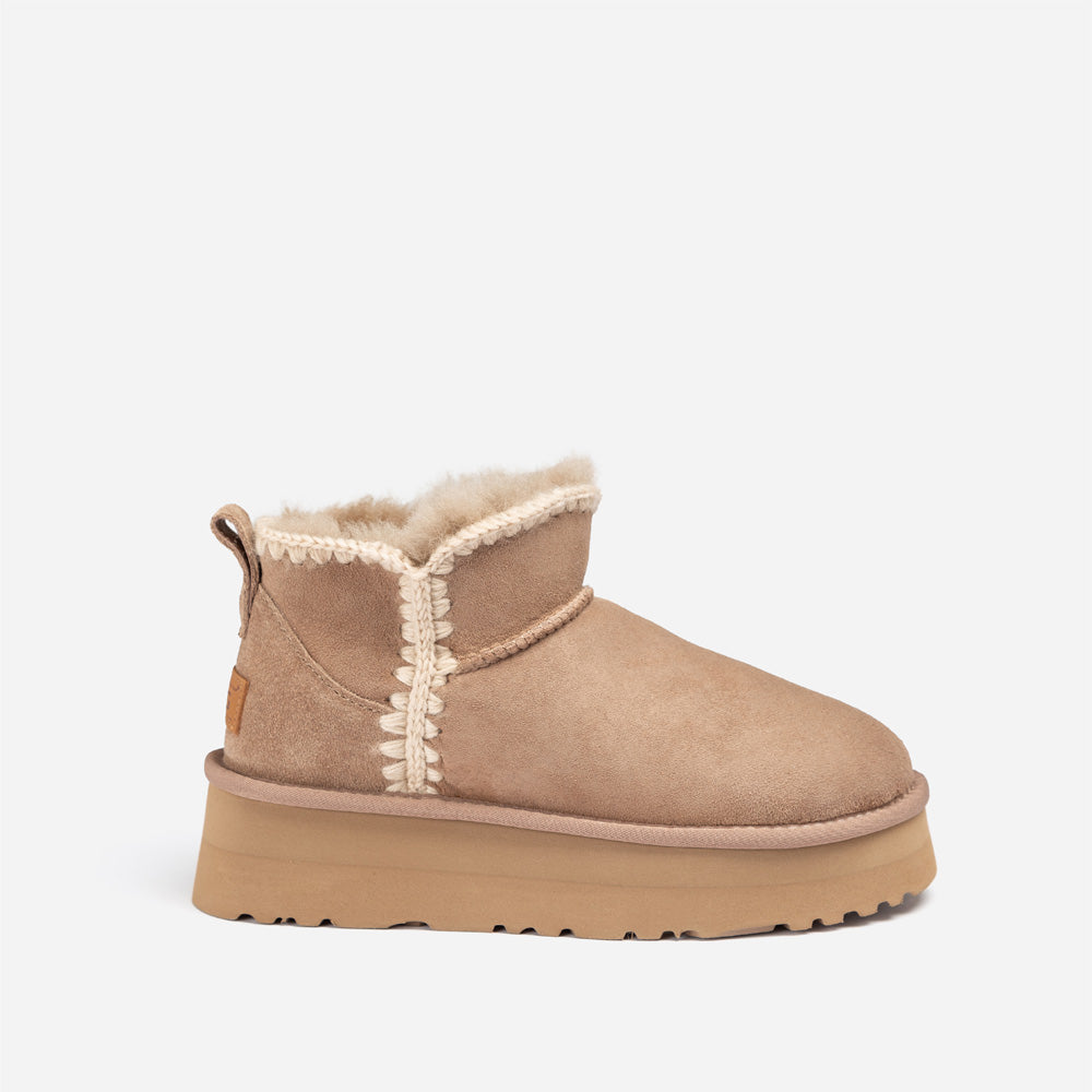 OZWEAR UGG Eskimo Platform Mini Boots