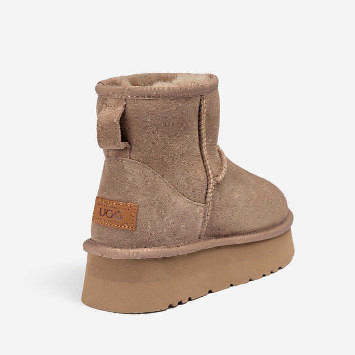 OZWEAR UGG Classic Platform Mini Boots (Water Resistant)