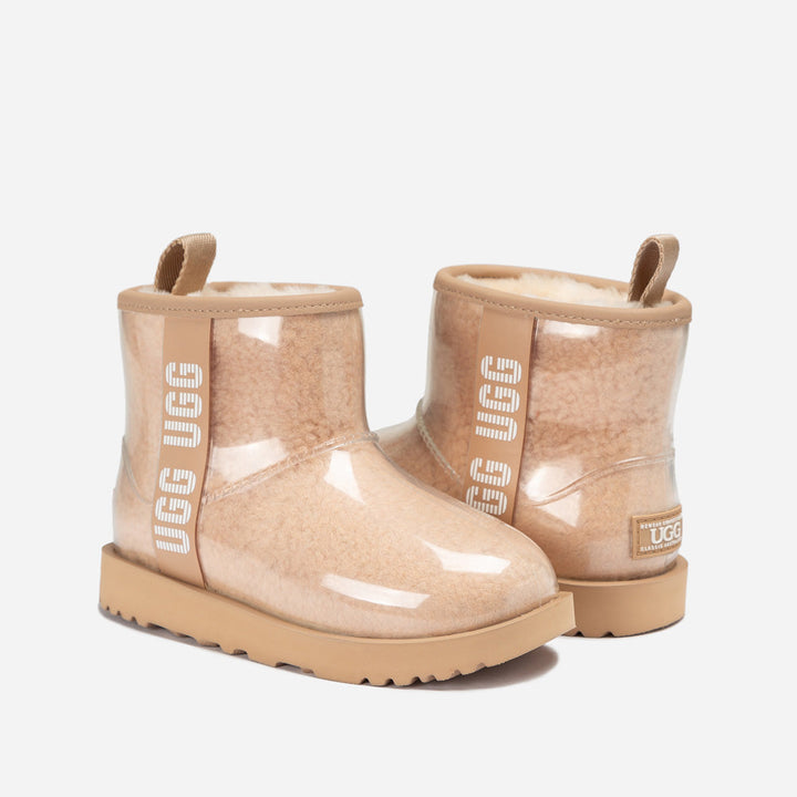 OZWEAR UGG Classic Kids Clear Boots (Waterproof) (Glow in The Dark)