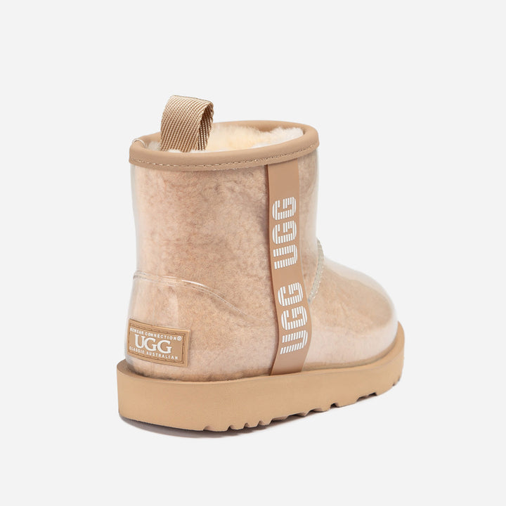 OZWEAR UGG Classic Kids Clear Boots (Waterproof) (Glow in The Dark)