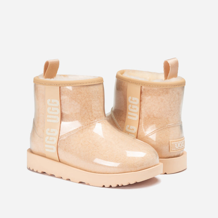 OZWEAR UGG Classic Kids Clear Boots (Waterproof) (Glow in The Dark)
