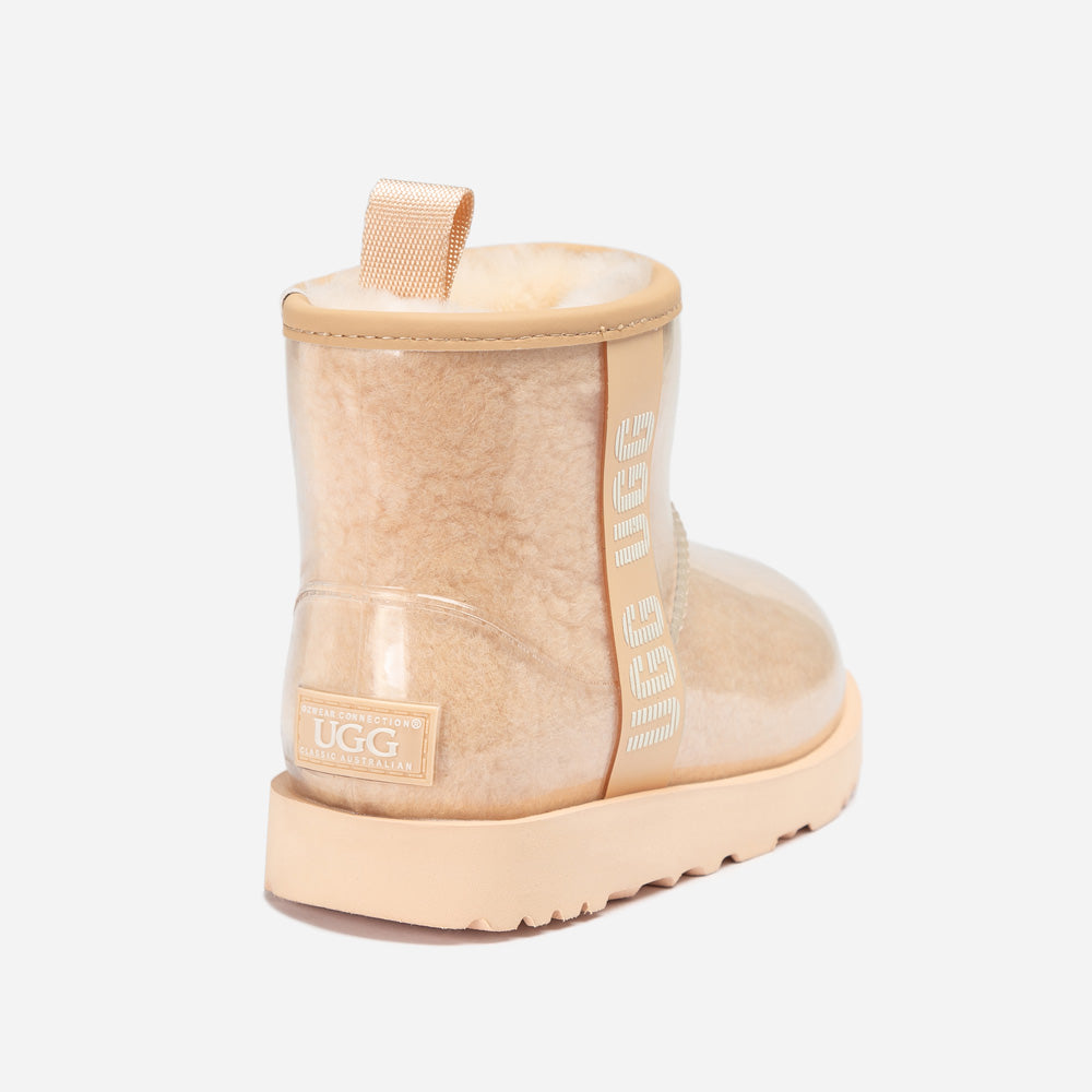 OZWEAR UGG Classic Kids Clear Boots (Waterproof) (Glow in The Dark)