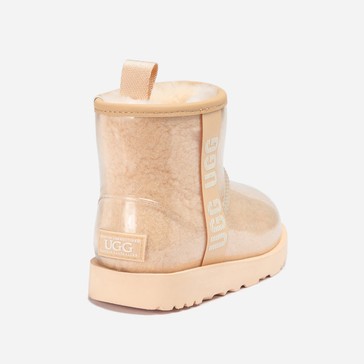 OZWEAR UGG Classic Kids Clear Boots (Waterproof) (Glow in The Dark)